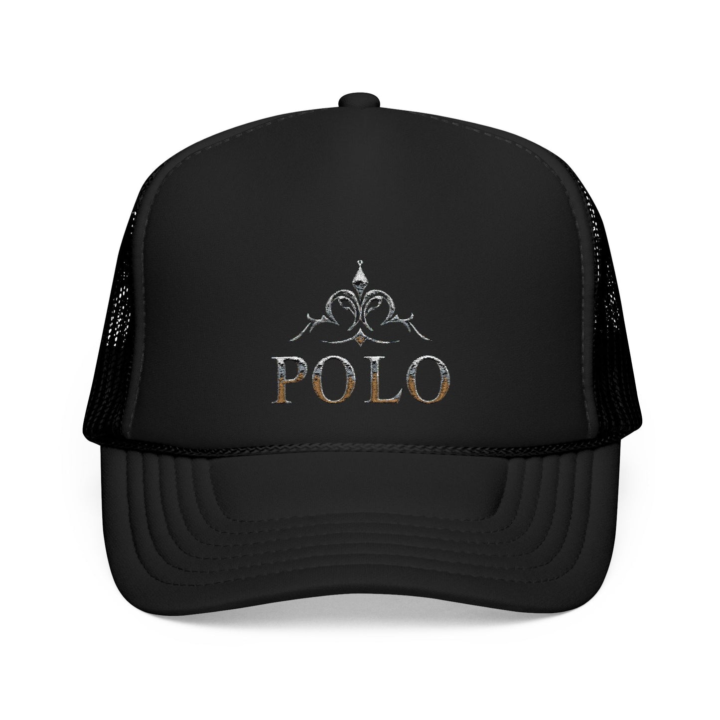 Stylish Embroidered Foam Trucker Hat - Casual Fashion Statement