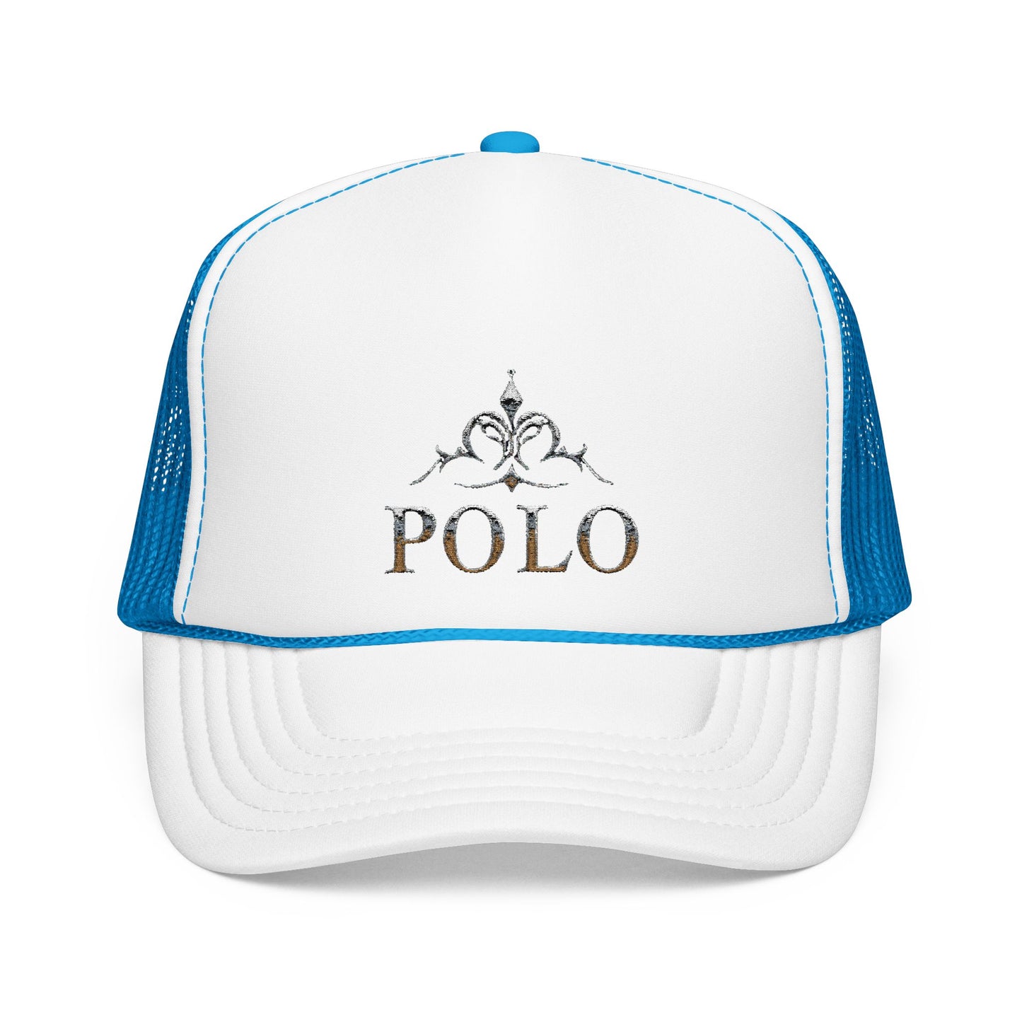 Stylish Embroidered Foam Trucker Hat - Casual Fashion Statement