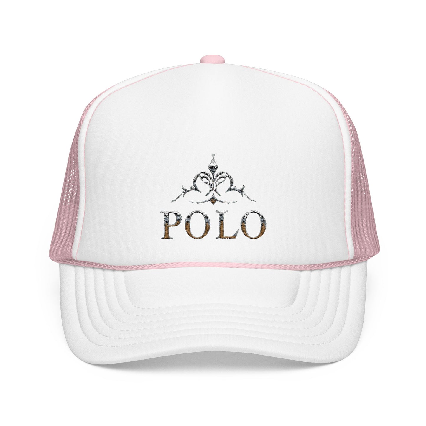 Stylish Embroidered Foam Trucker Hat - Casual Fashion Statement