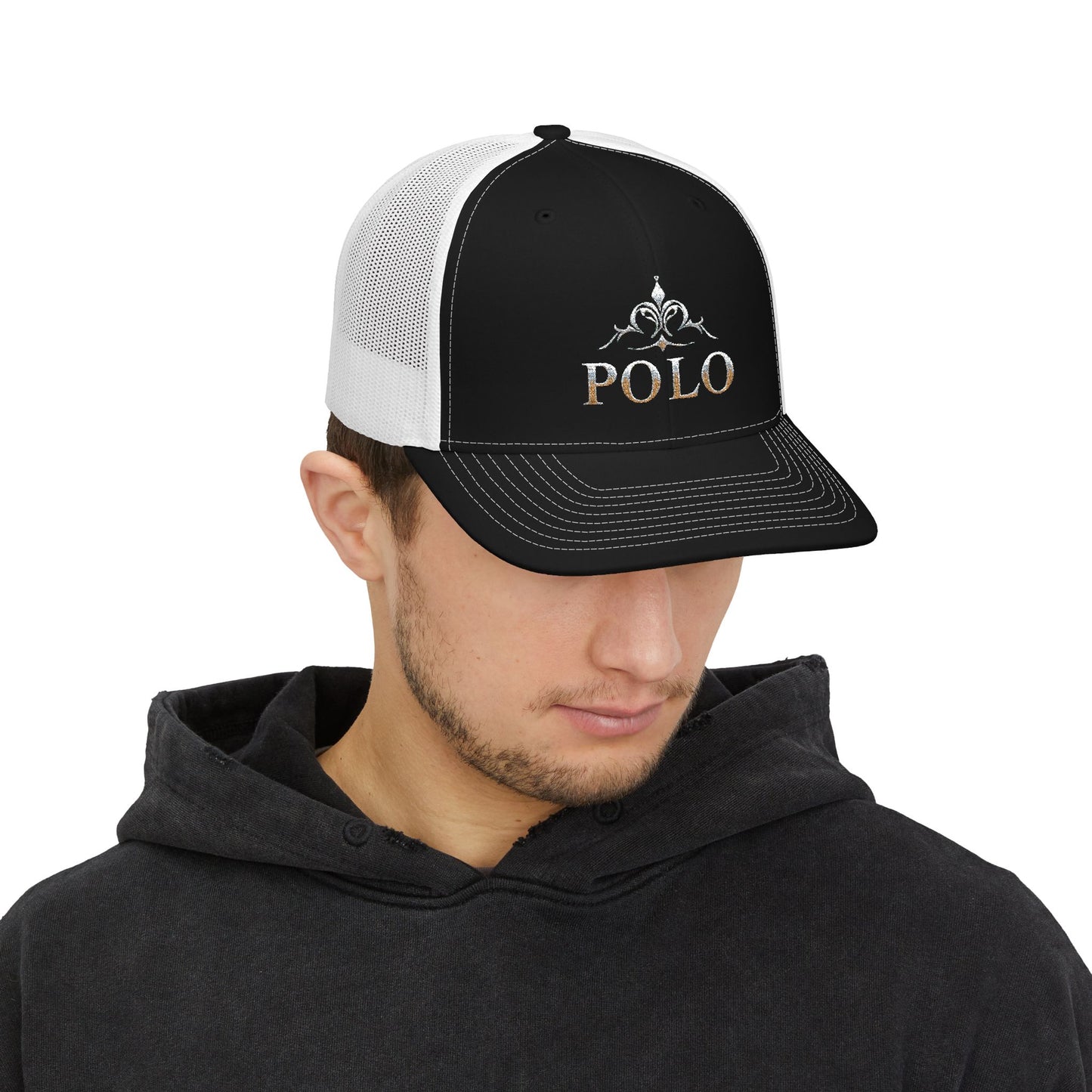 Embroidered Trucker Cap by TattManPolo