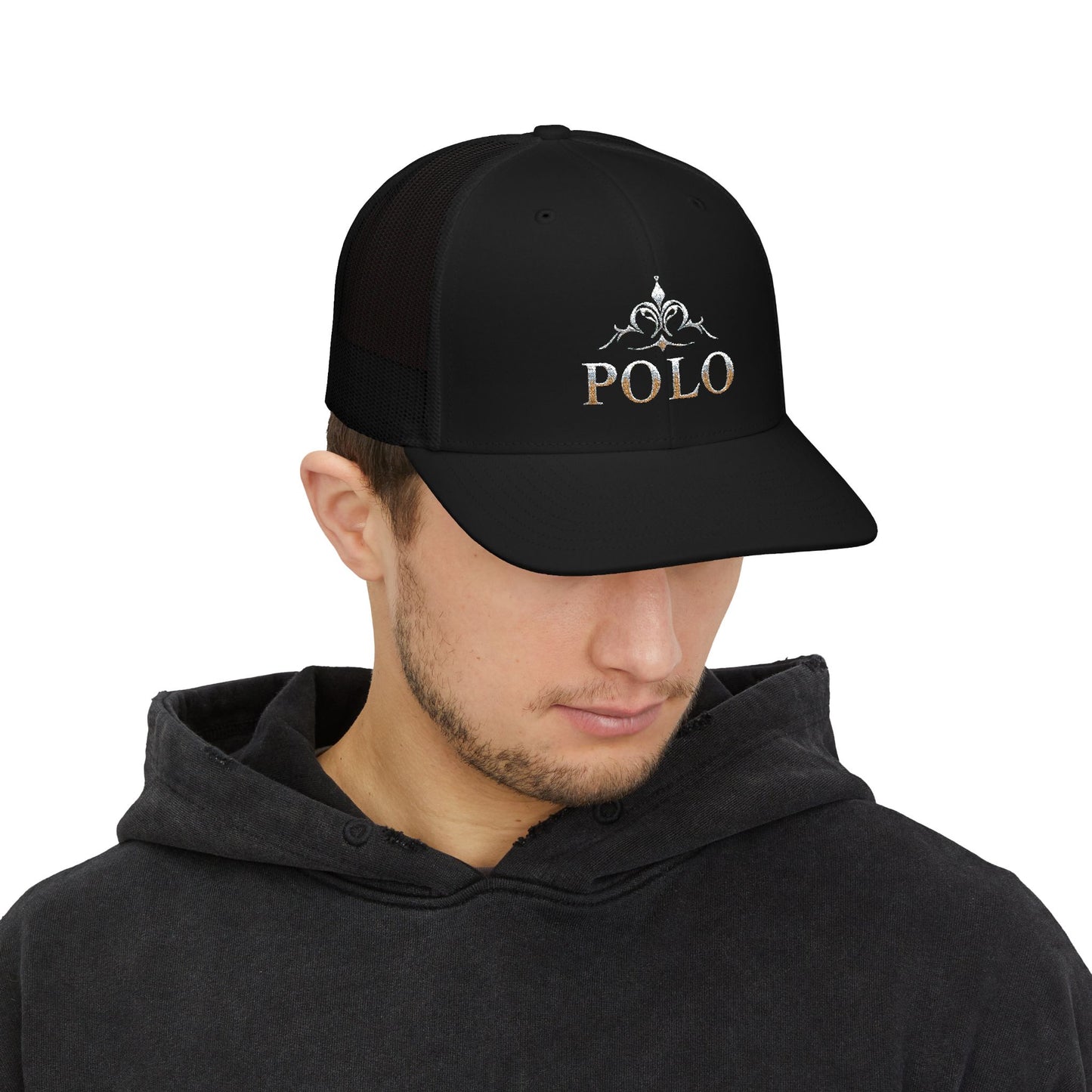 Embroidered Trucker Cap by TattManPolo