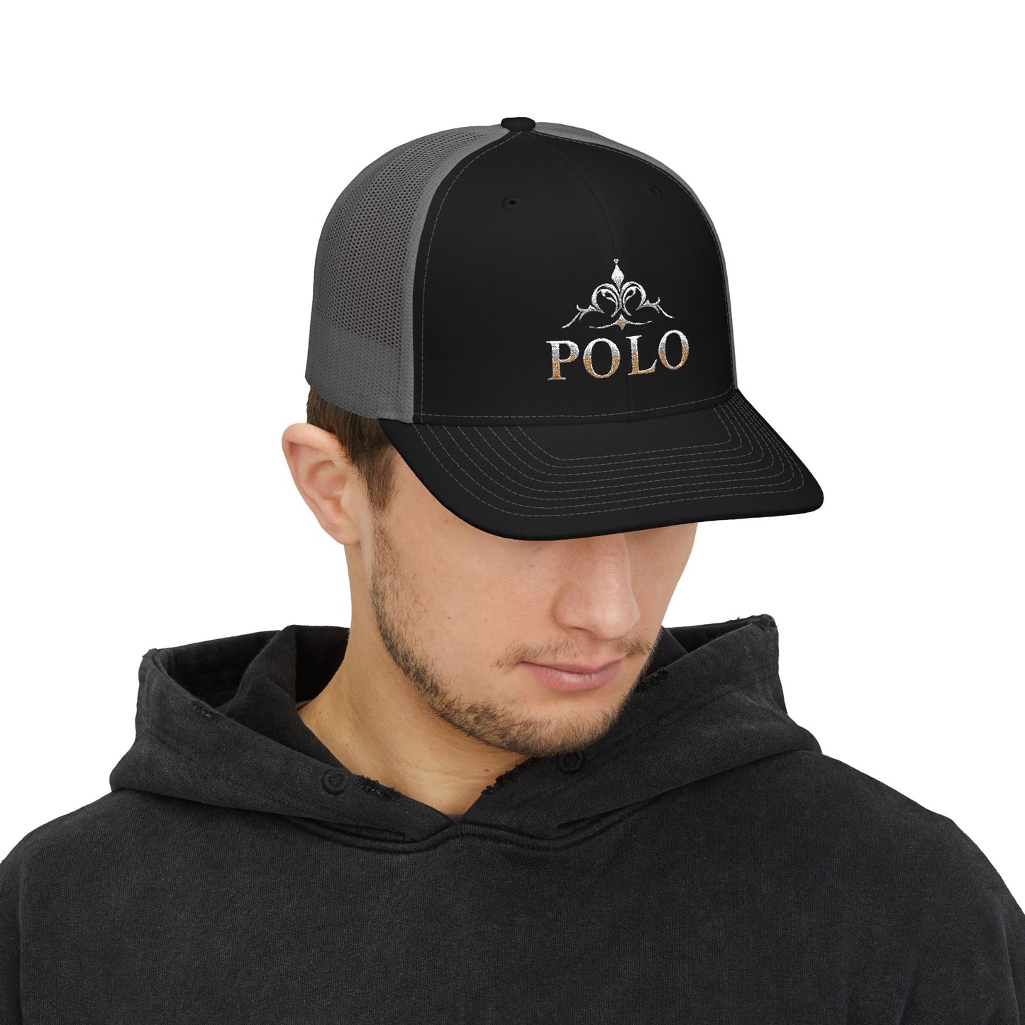 Embroidered Trucker Cap by TattManPolo